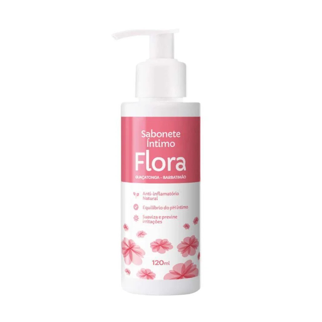Sabonete Íntimo Flora Aoph 120Ml