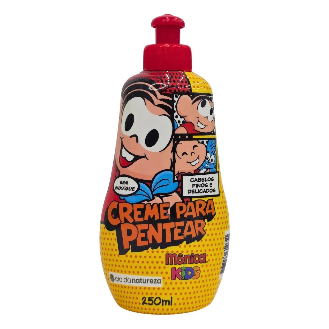 Creme para Pentear Cabelos Finos e Delicados Mônica Kids Cia. da Natureza 250Ml