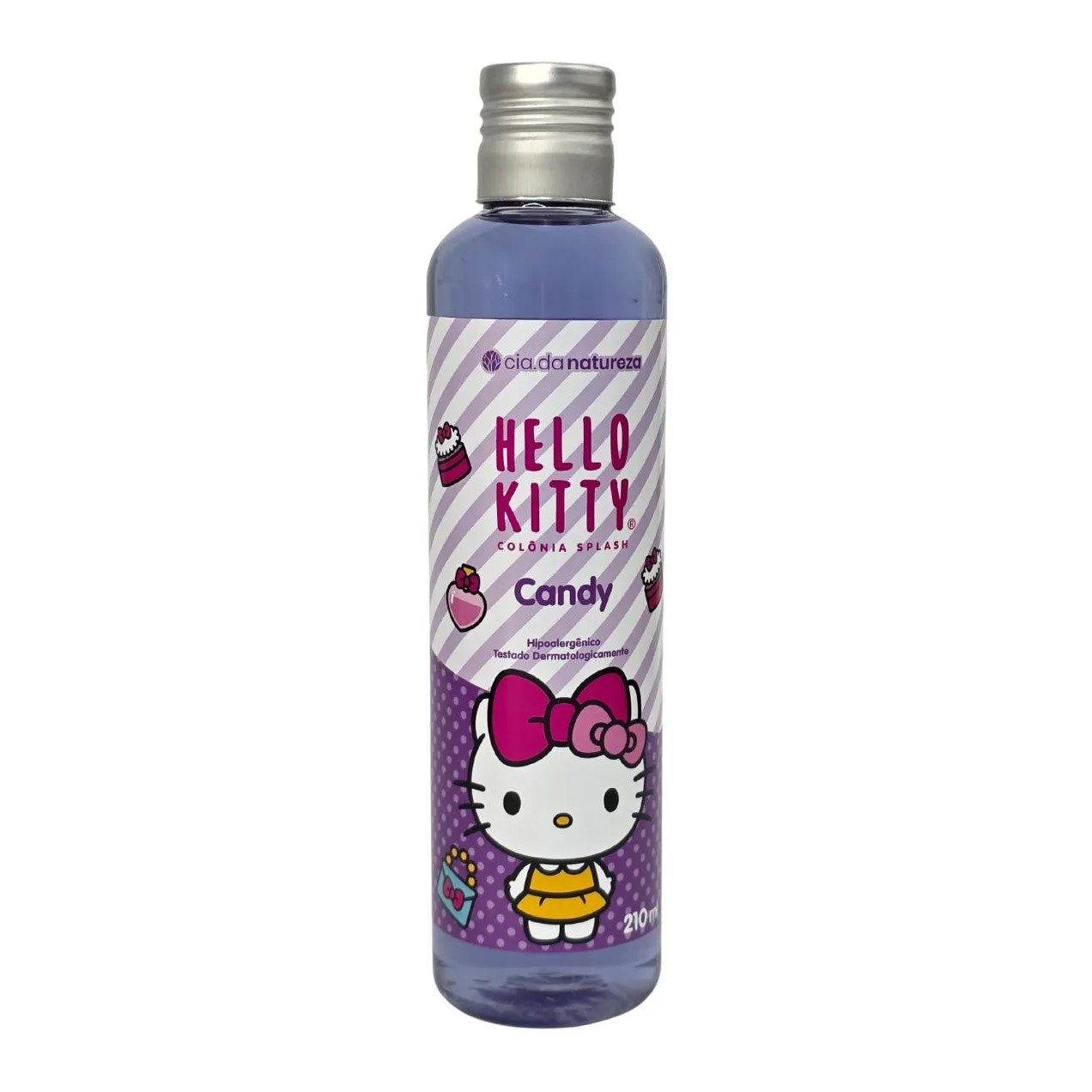 Colônia Splash Candy Hello Kitty Vegano Cia. da Natureza 210Ml