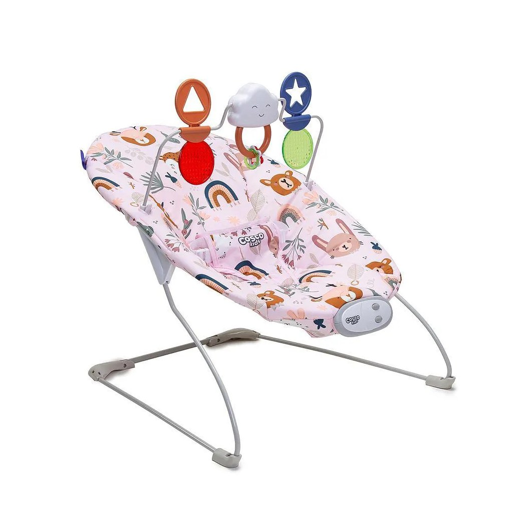 Cadeira de Balanço Bouncer Zeen Rosa Floresta - Cosco