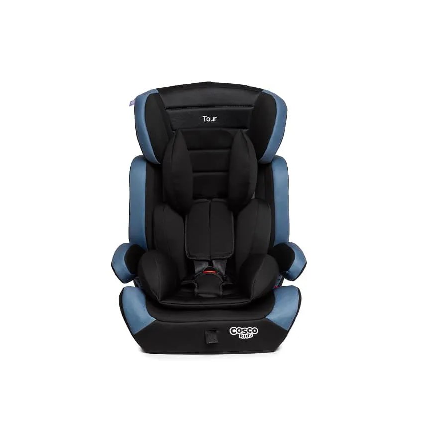 Cadeirinha para Carro Tour 9 a 36 Kg Preto e Azul - Cosco