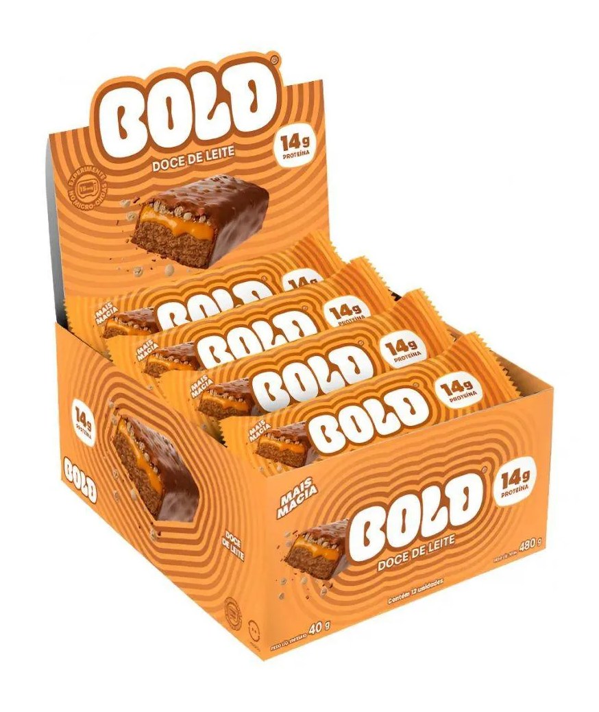 Bold Bar Display (12 Unid de 40G) - Sabor: Doce de Leite