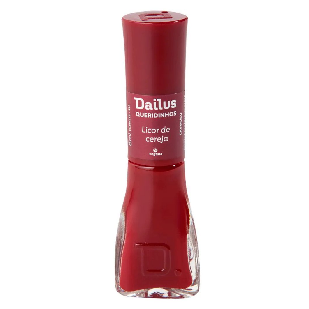 Esmalte Cremoso Tons Escuros - Dailus 214 Licor DE Cereja