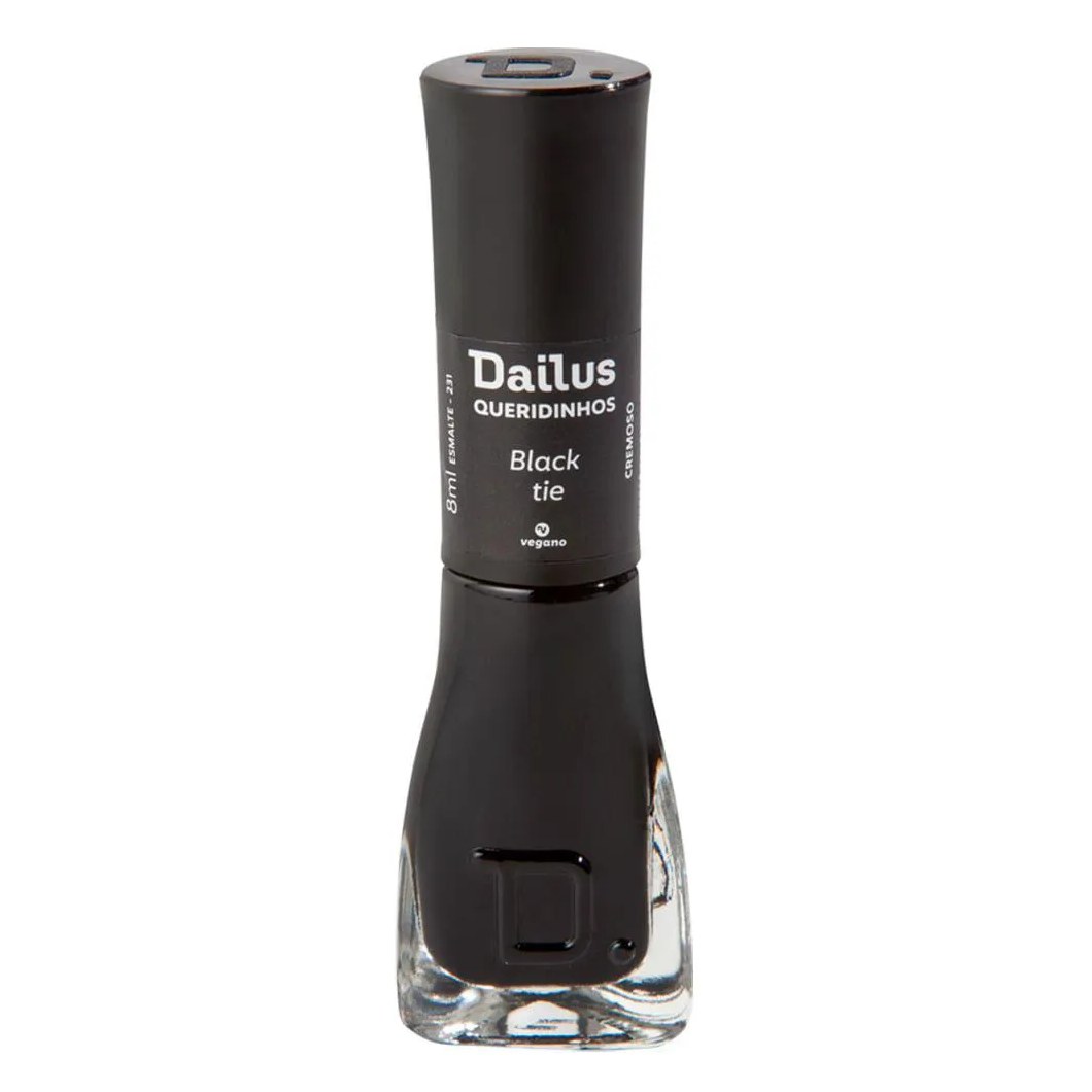Esmalte Cremoso Tons Escuros - Dailus 231 Black TIE