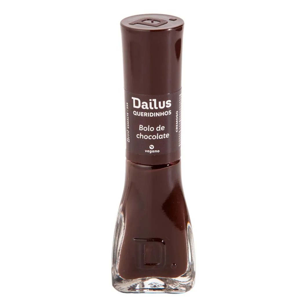 Esmalte Cremoso Tons Escuros - Dailus 233 Brownie