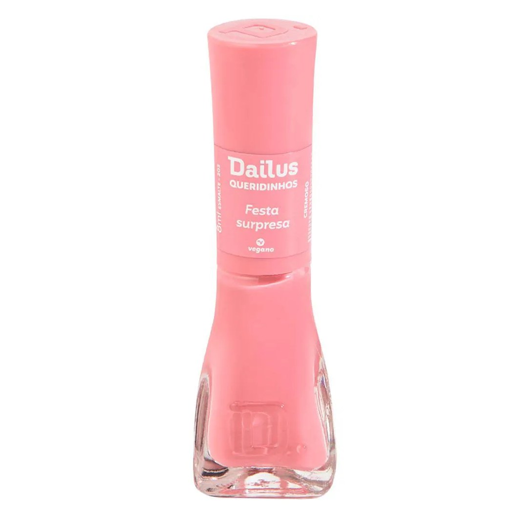 Esmalte Cremoso Tons Rosados Dailus 203 Festa Surpresa