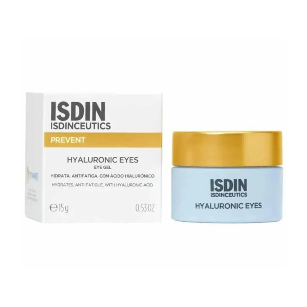 Gel Refrescante Antissinais para o Contorno dos Olhos Isdinceutics Hyaluronic Eyes 15G