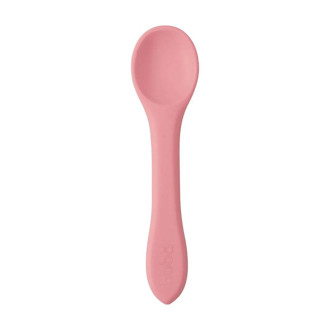 Colher de Treinamento em Silicone para Bebe Rosa Buba 15643