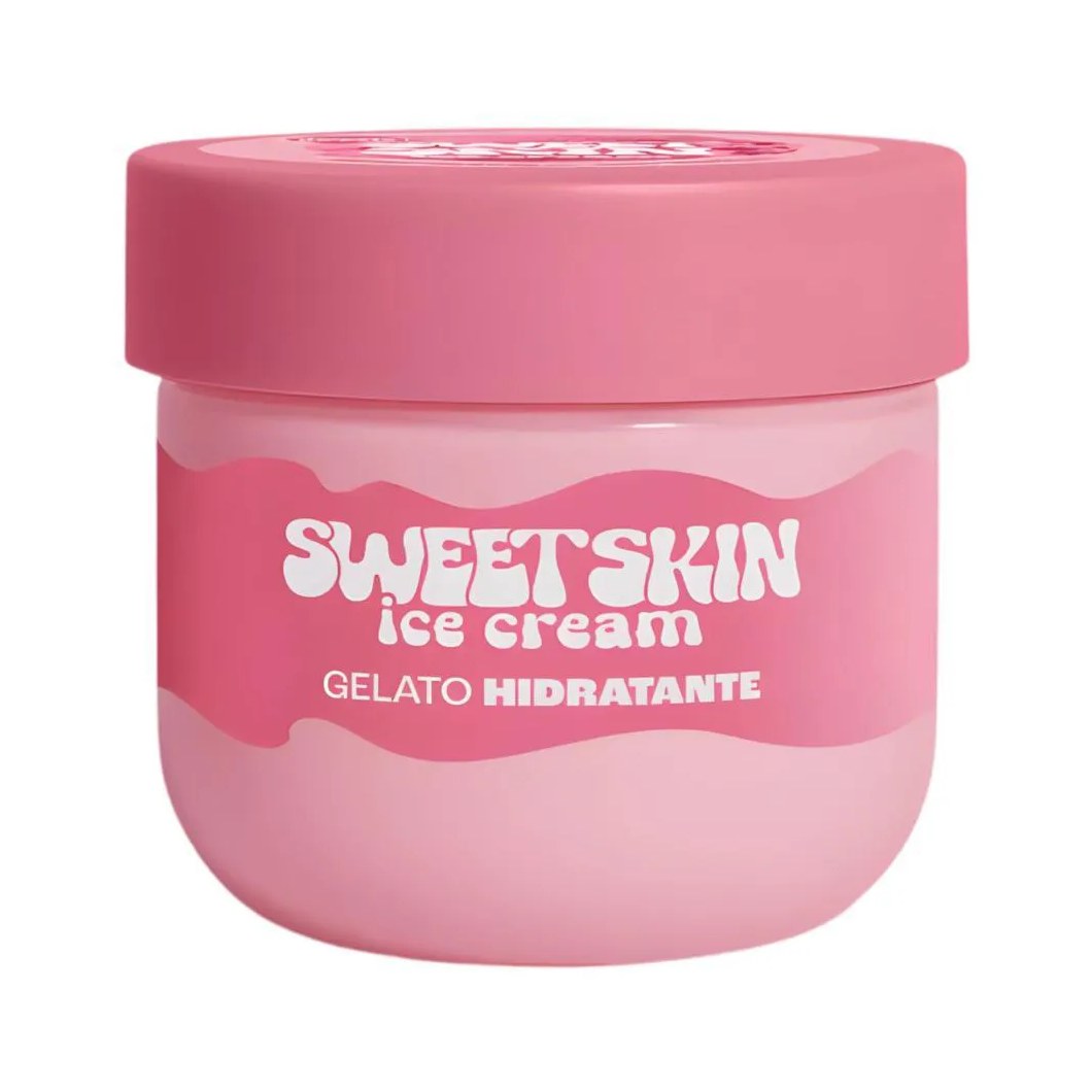 Hidratante Corporal Gelato Dailus Sweet Skin Ice Cream Morango ao Leite 200Ml