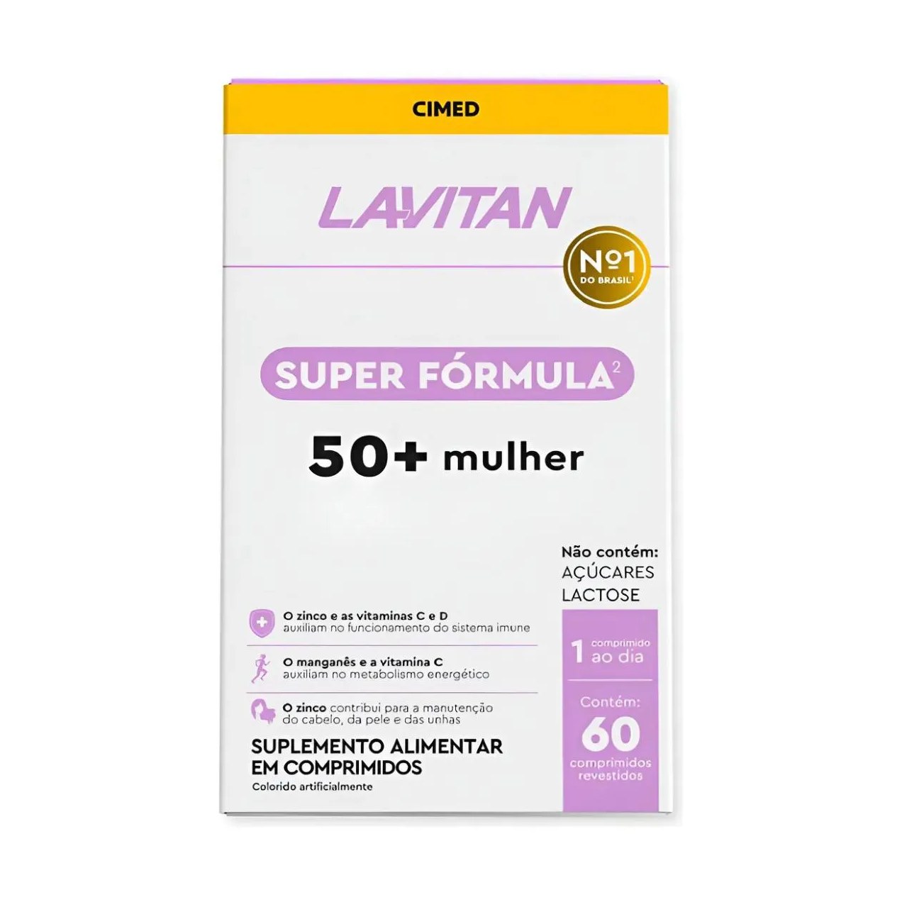 Super Fórmula Lavitan 50+ Mulher C/60Cap