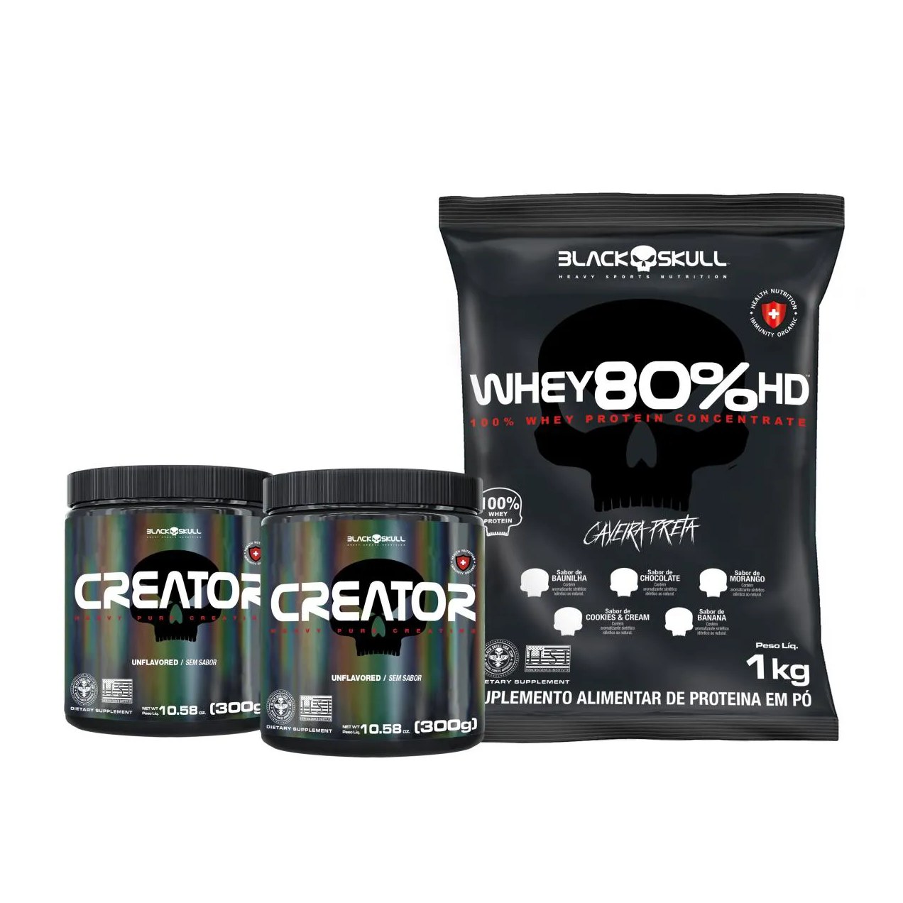 Whey 80% Hd + 2X Creator 300G