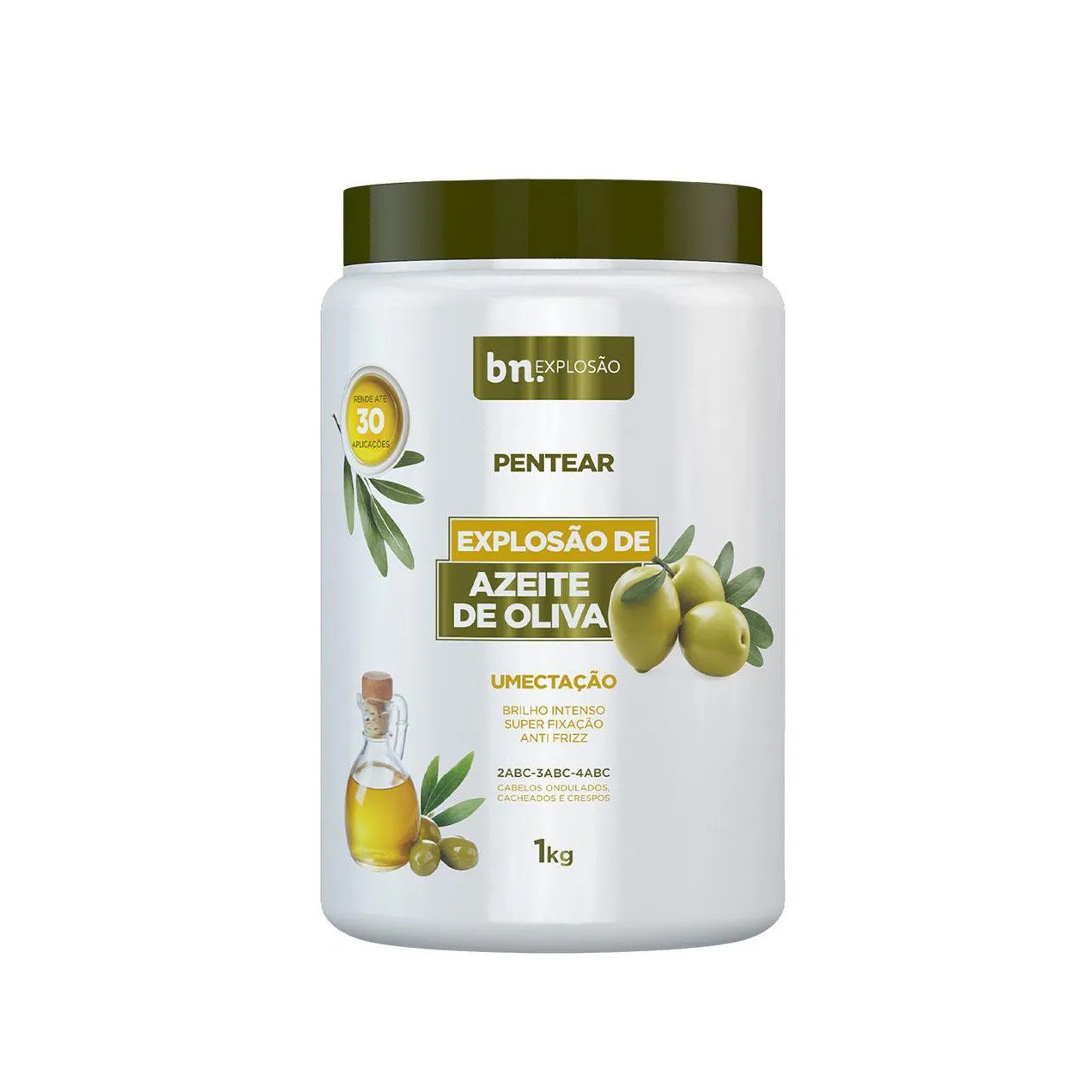 Creme para Pentear Bn. Explosão de Azeite de Oliva Umectação 1kg