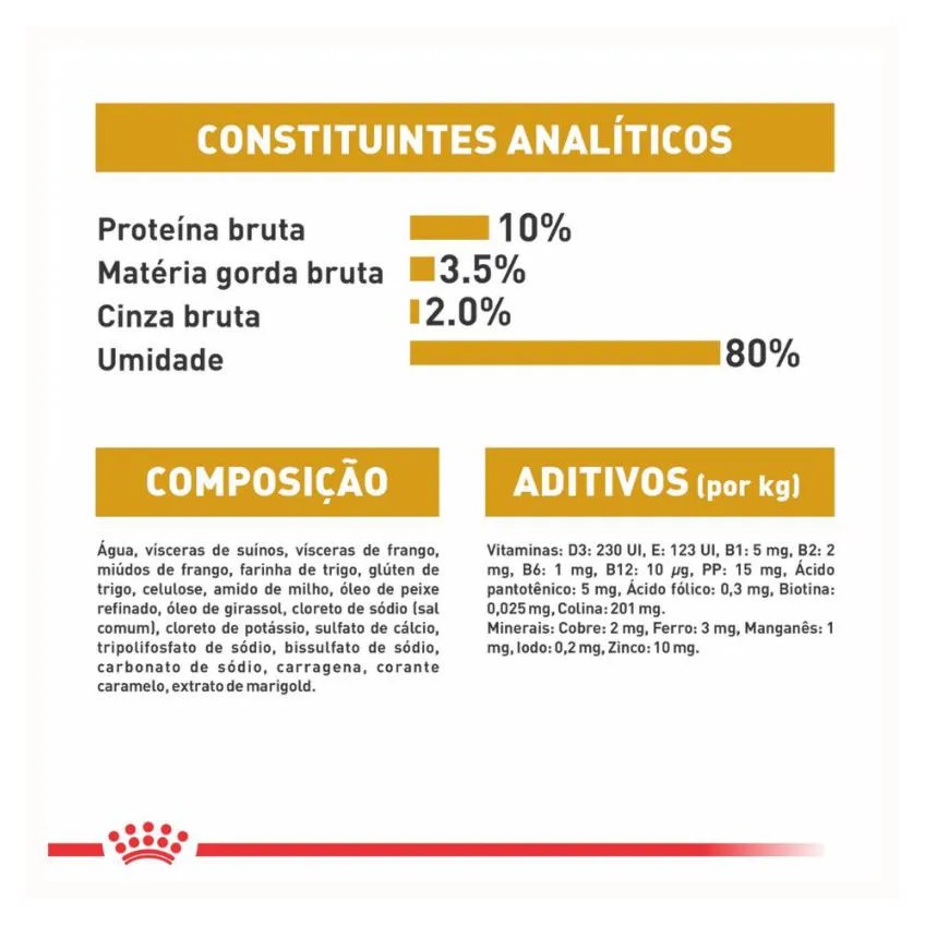 Kit 3 Sachê Royal Canin V.diet Urinary S/O Gato Adulto 85Gr