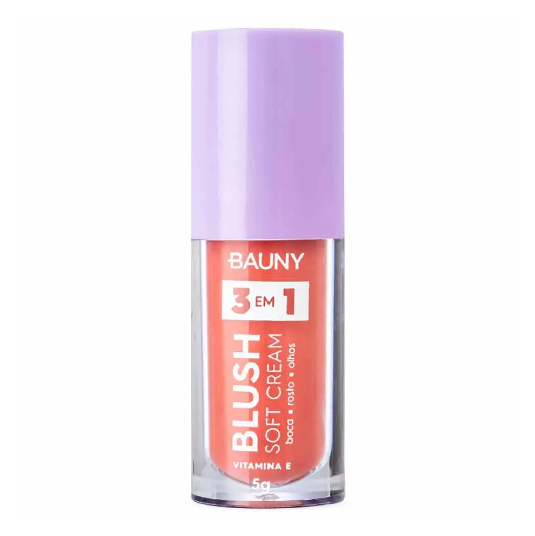 Blush Líquido Bauny Soft Cream 3 em 1 5G Wishes