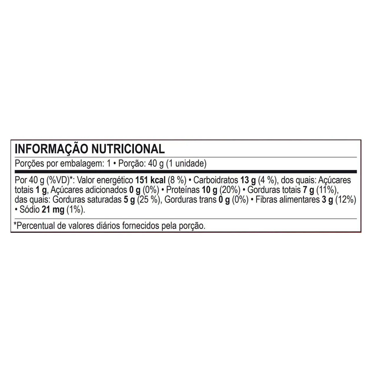Barra de Proteína Nutrigood Creme de Avelã 40g