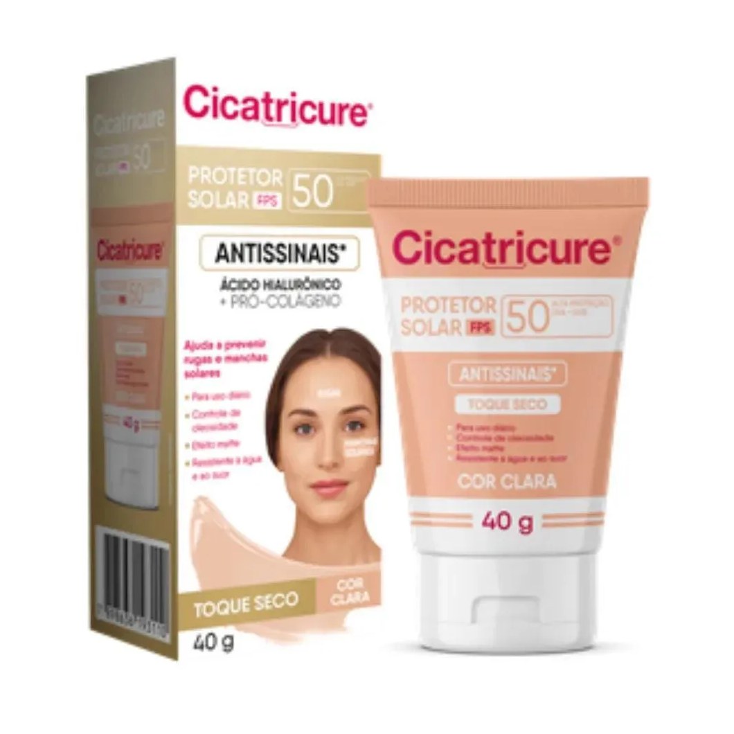 Cicatricure Protetor Fps50 Cor Clara 40G