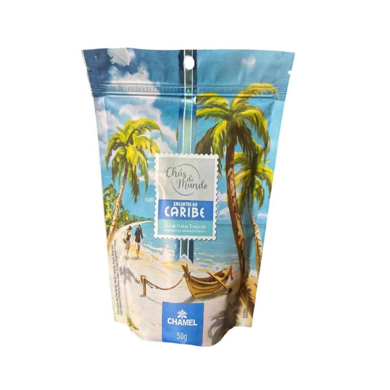 Chás do Mundo Pouch Encantos do Caribe 50G Frutas Tropicais - Chamel