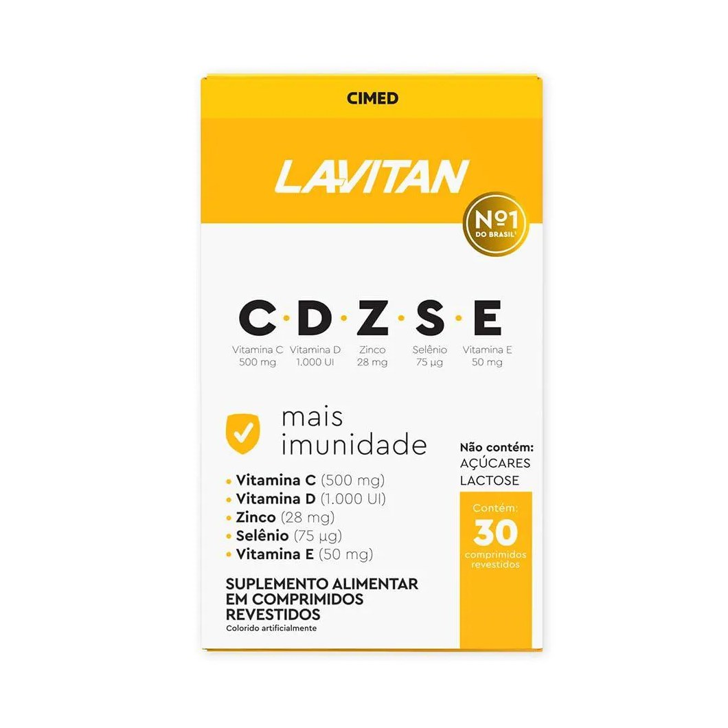 Lavitan Vitamina Cdzse Mais Imunidade - 30 Caps - Cimed