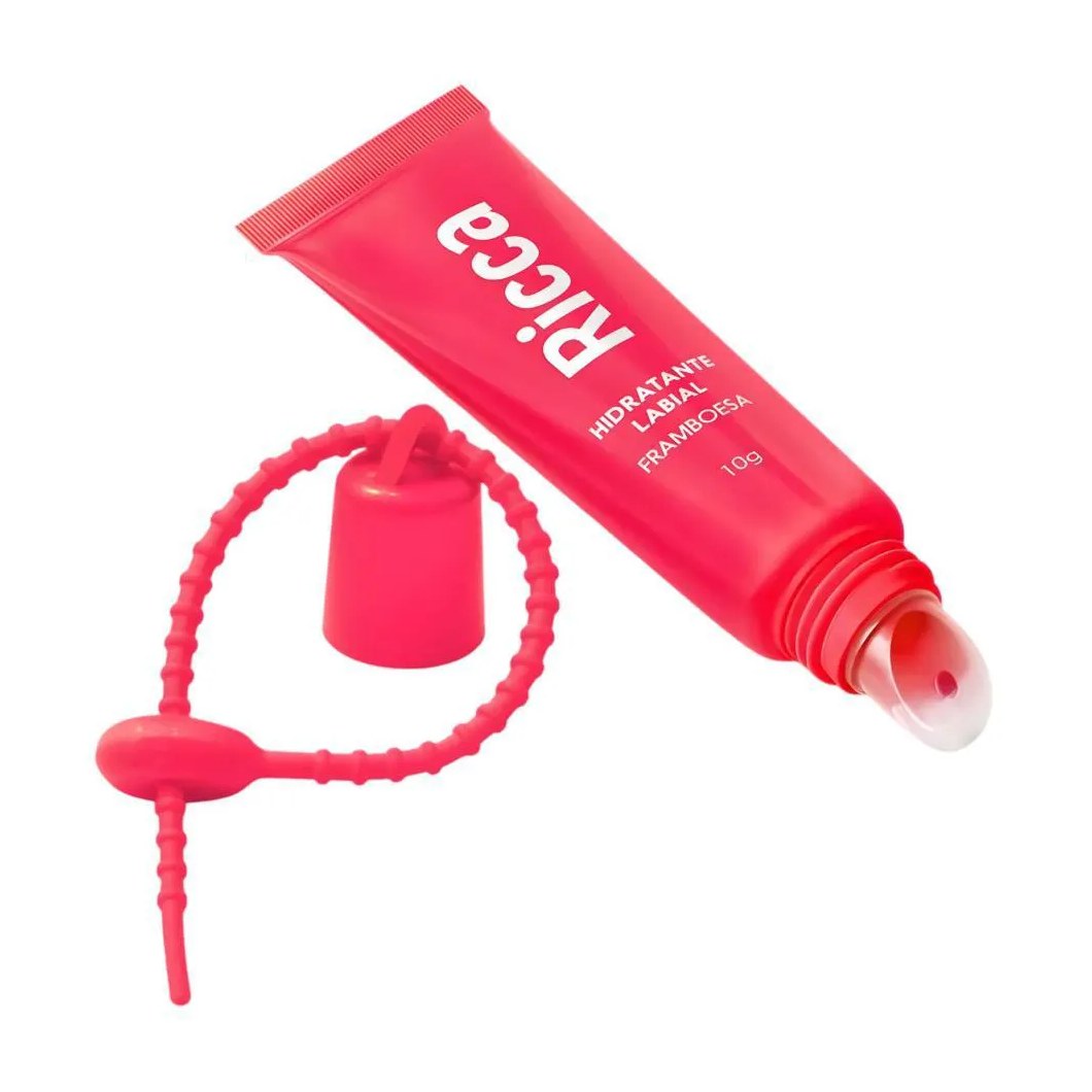 Hidratante Labial Ricca Efeito Gloss Framboesa 10G