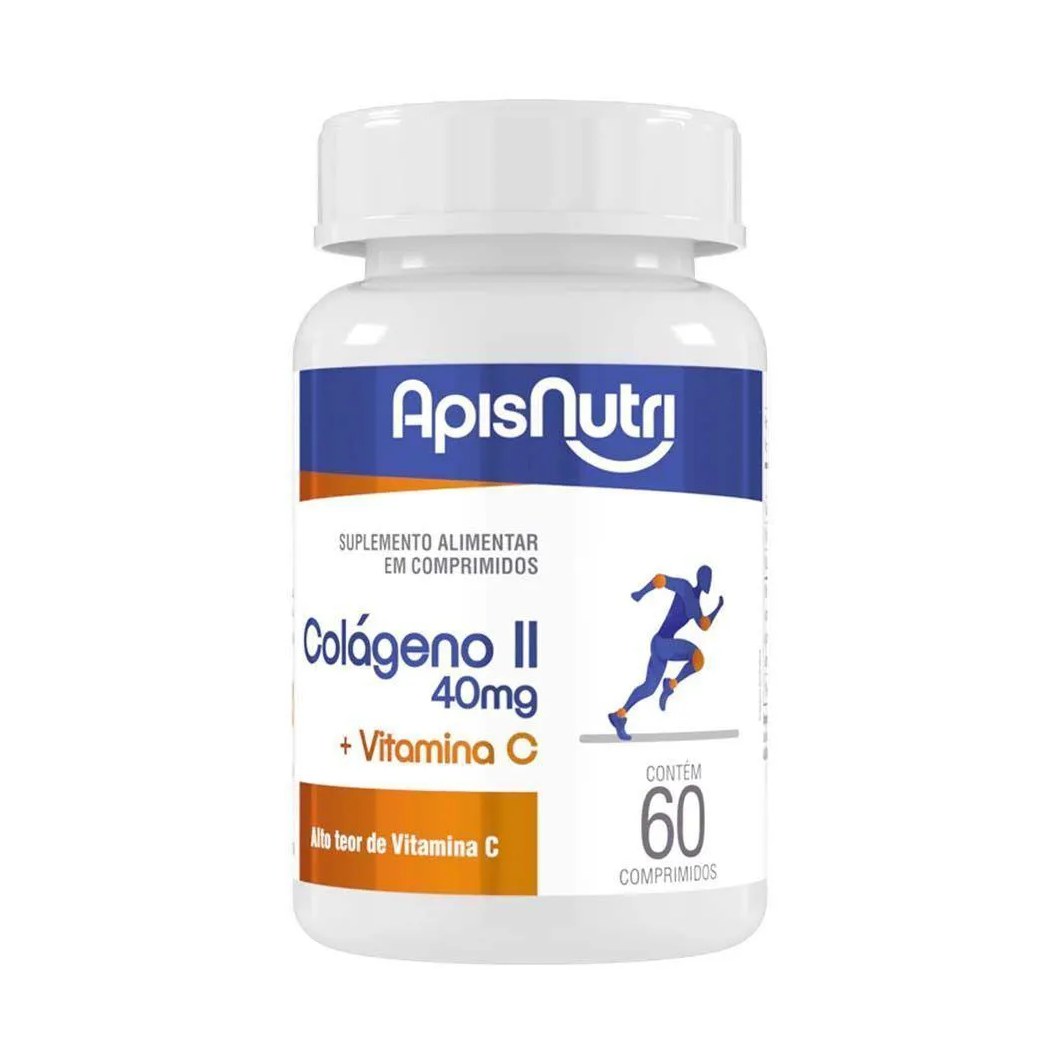 Colágeno Tipo Ii + Vitamina C Apisnutri 60 Comprimidos