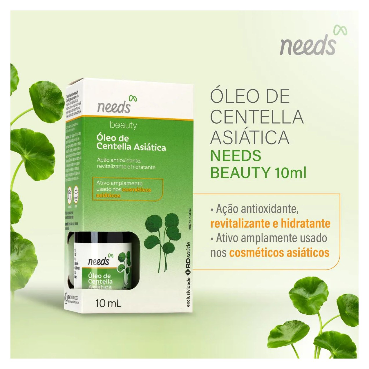 Óleo de Centella Asiática Needs Beauty 10ml