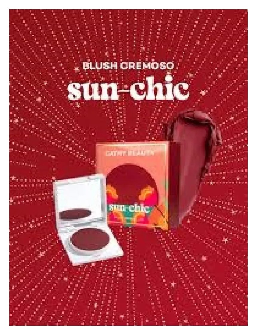 Cathy Beauty Blush Cremoso Sun-Chic