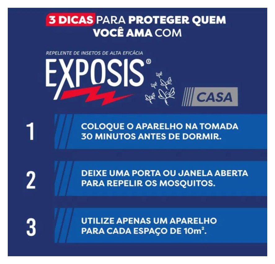 Exposis Casa Repelente de Insetos para Ambientes