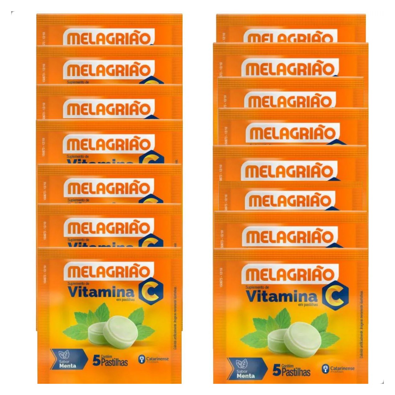 Kit Melagrião Vitamina C Immunity 15 Sache Catarinense