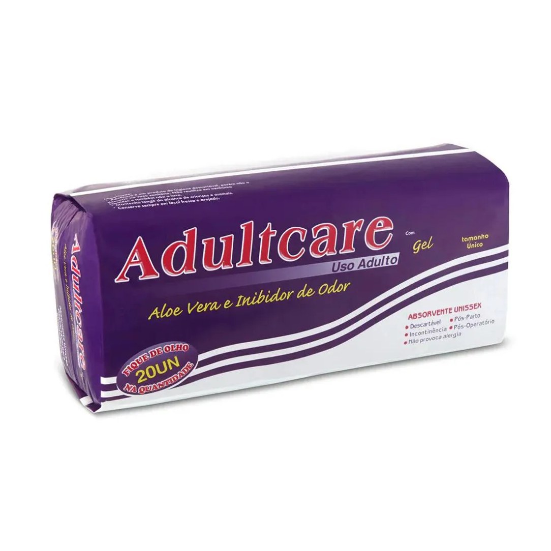 Absorvente Geriatrico Adultcare Pacote C/20 Unidades - Kit 5 Pacotes