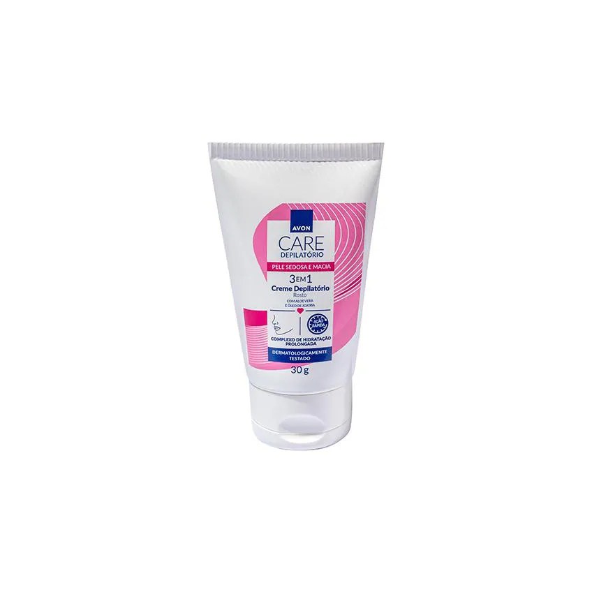 Avon Care 3 em 1 Creme Depilatorio para o Rosto 30G