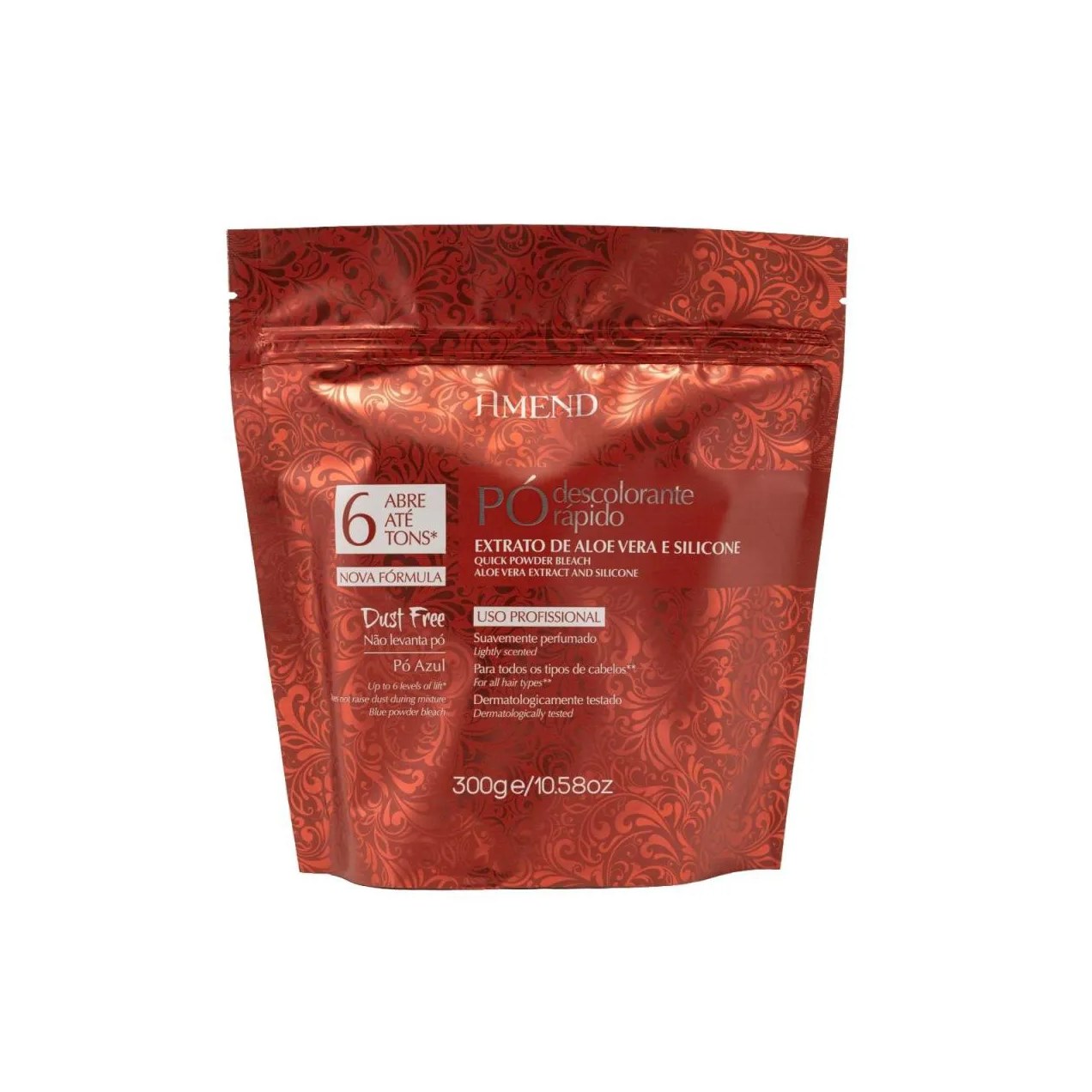 Pó Descolorante Rápido Amend Aloe Vera e Silicone 300 G