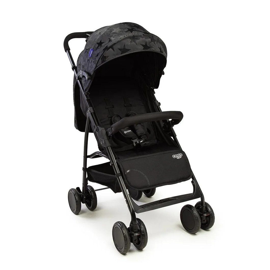 Carrinho de Bebê Bross Preto Estrela - Cosco