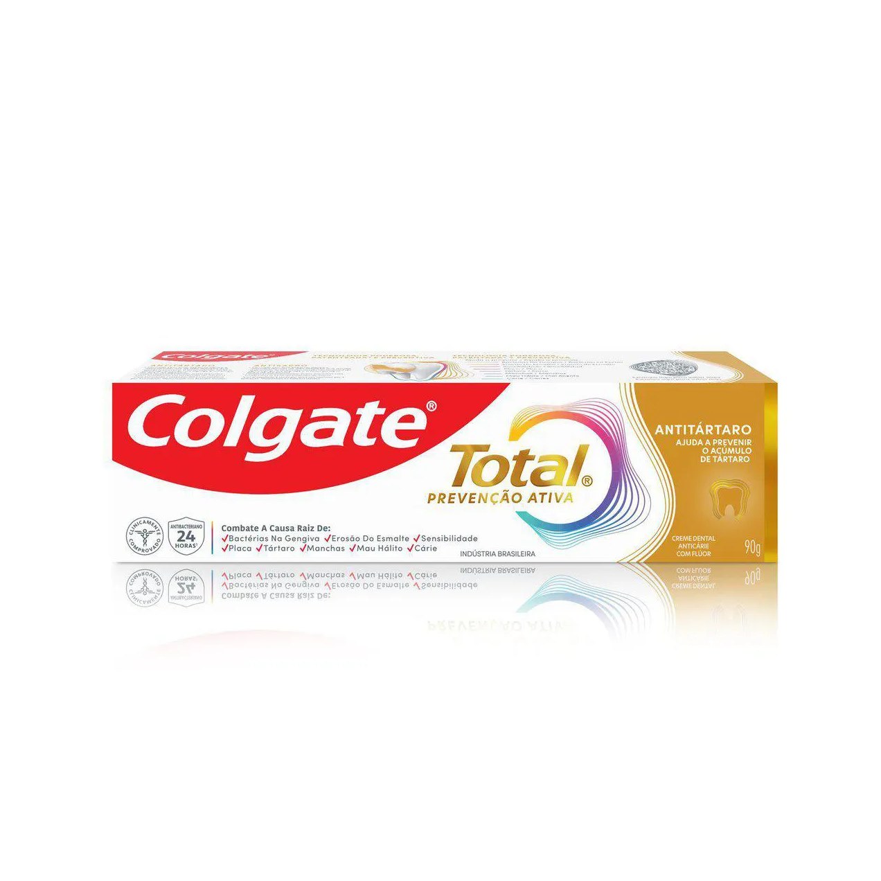 Creme Dental Colgate Total Prevenção Ativa Antitártaro 90g