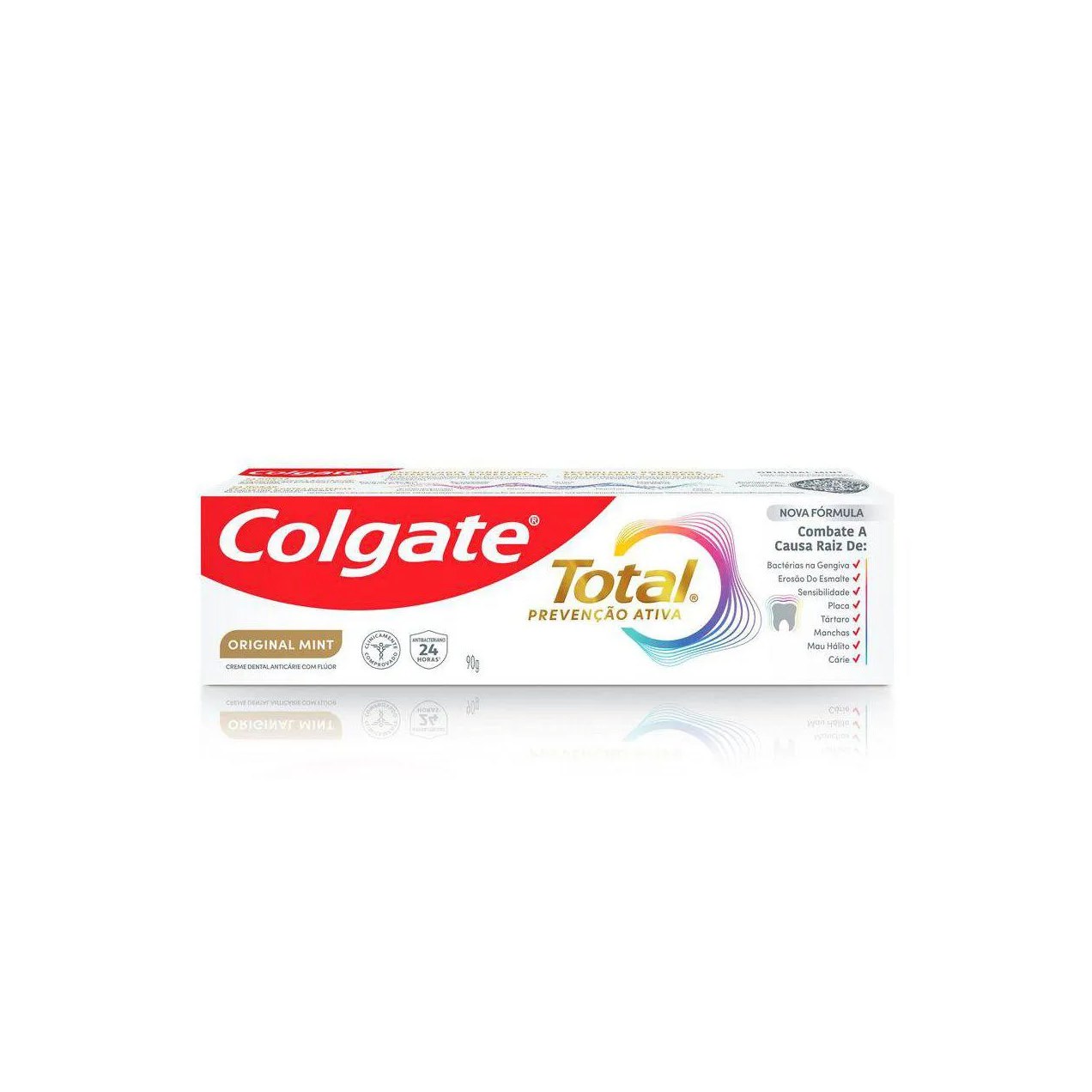 Creme Dental Colgate Total Prevenção Ativa Original Mint 90g