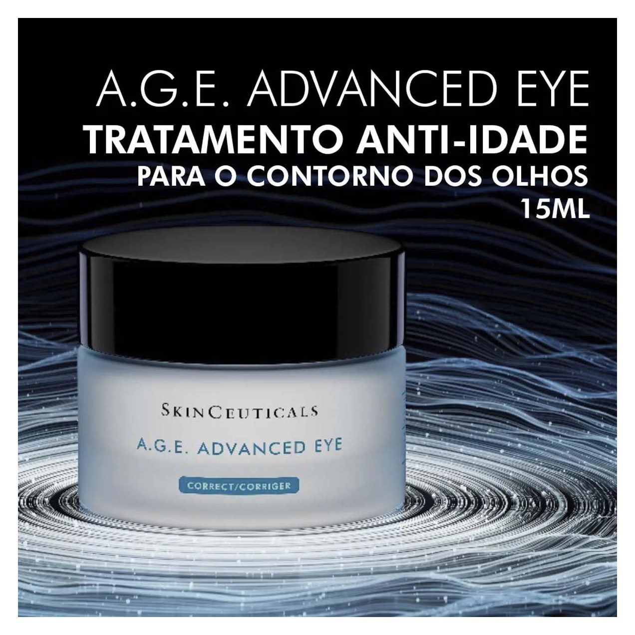 Creme Corretor para Área dos Olhos SkinCeuticals A.G.E. Advanced Eye Tratamento Antirruga para Contorno dos Olhos 15ml