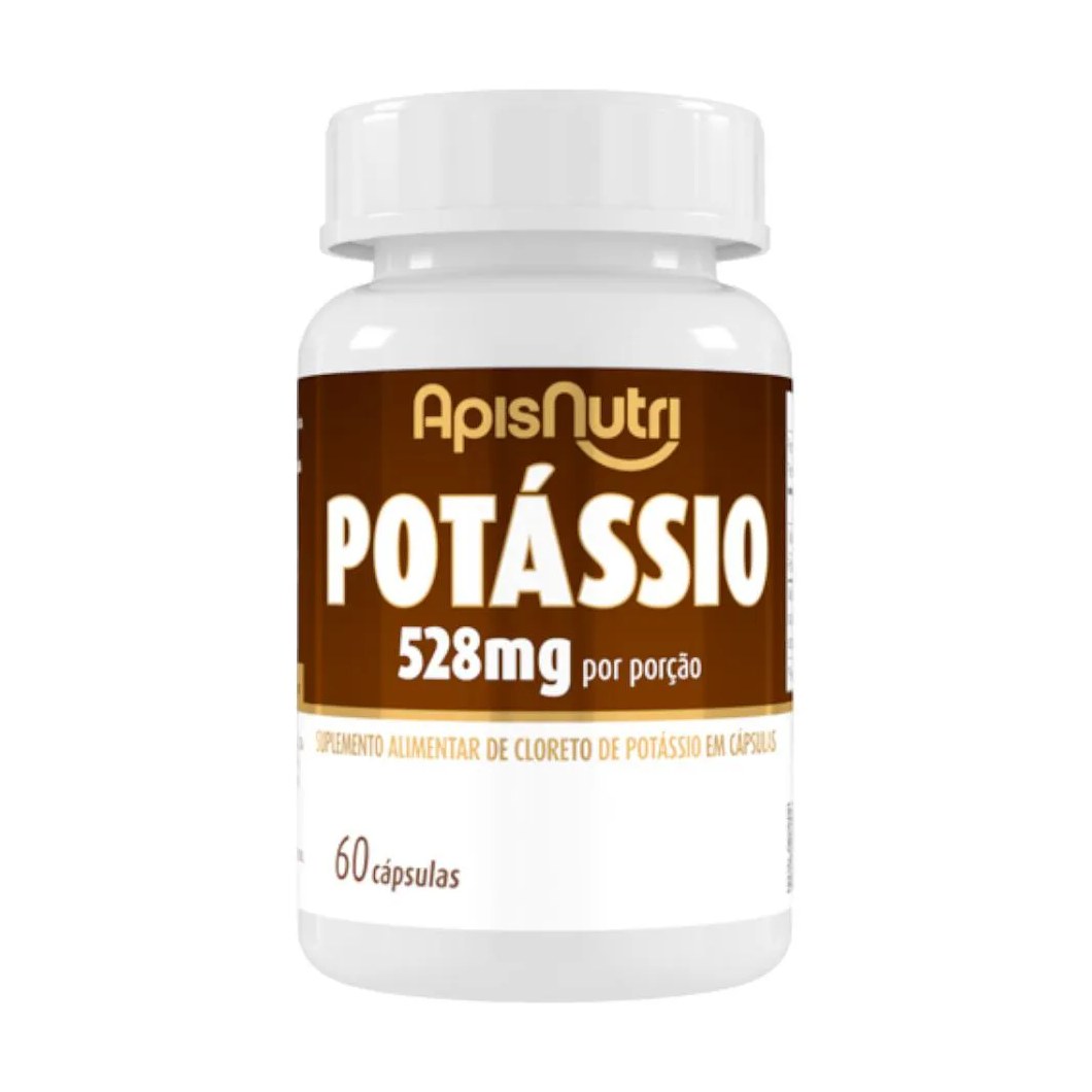 Suplemento Mineral de Potássio Apisnutri 60 Cápsulas