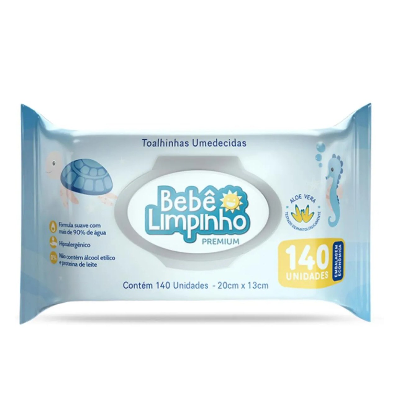 Cimed - Bebe Limpinho - Toalha Umedecida 140 Unidades