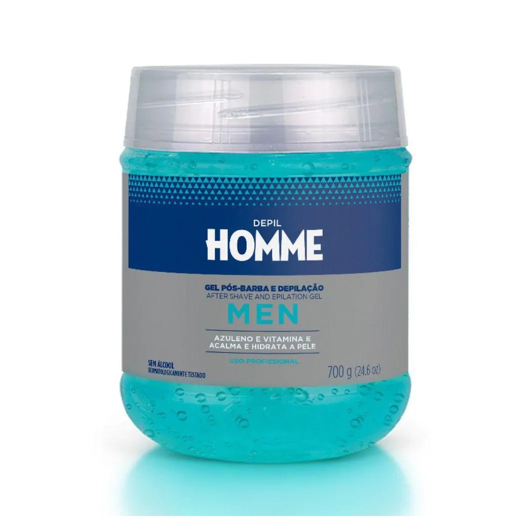 Depil Bella Homme Gel Pós-Barba e Pós-Depilação 700G