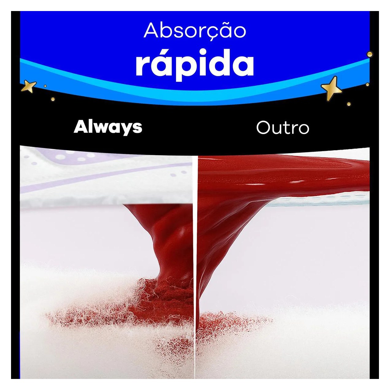 Absorvente Always Noite Ultra Suave com Abas 42 Unidades