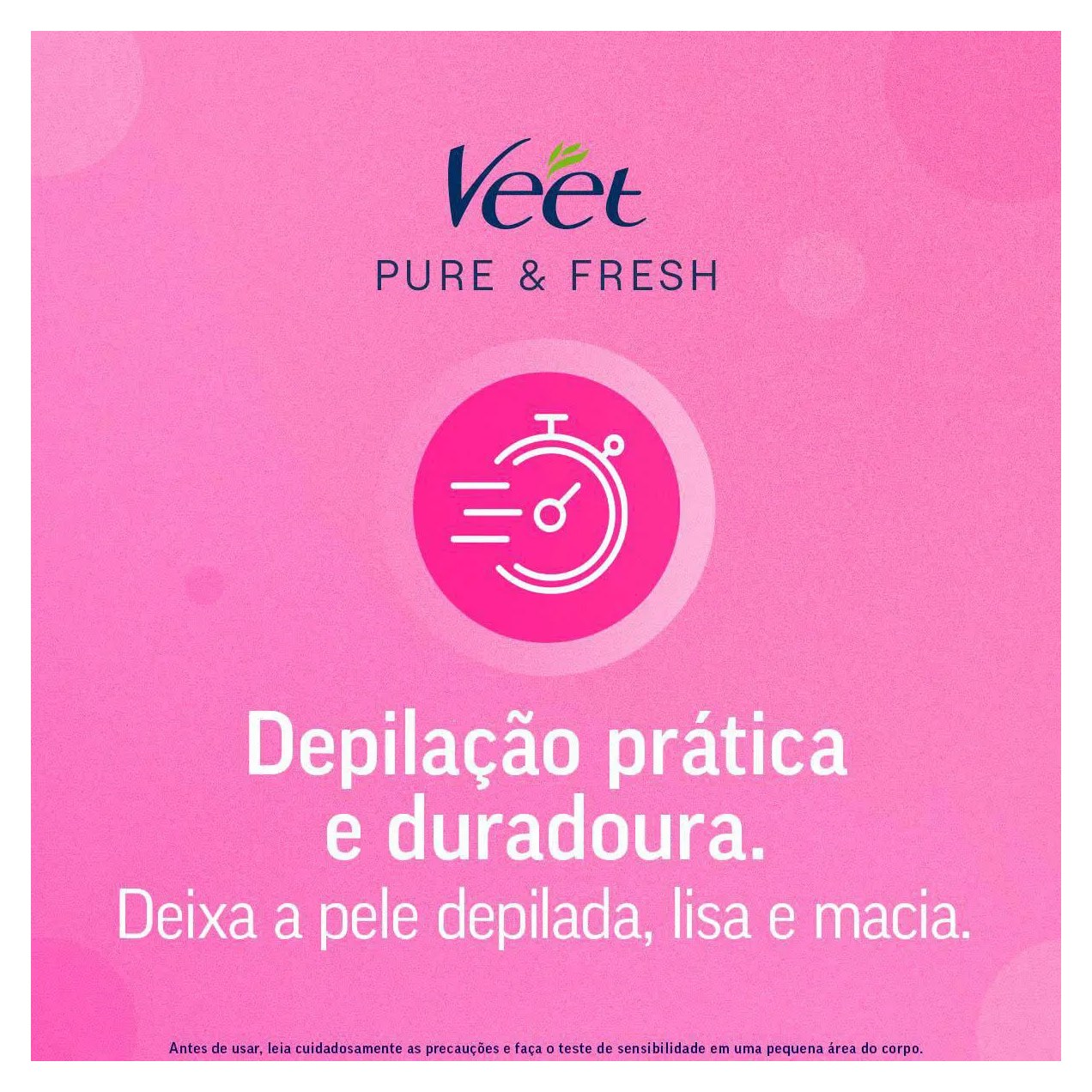 Folha Depilatória Axilas e Virilhas Veet Pure & Fresh 16 unidades