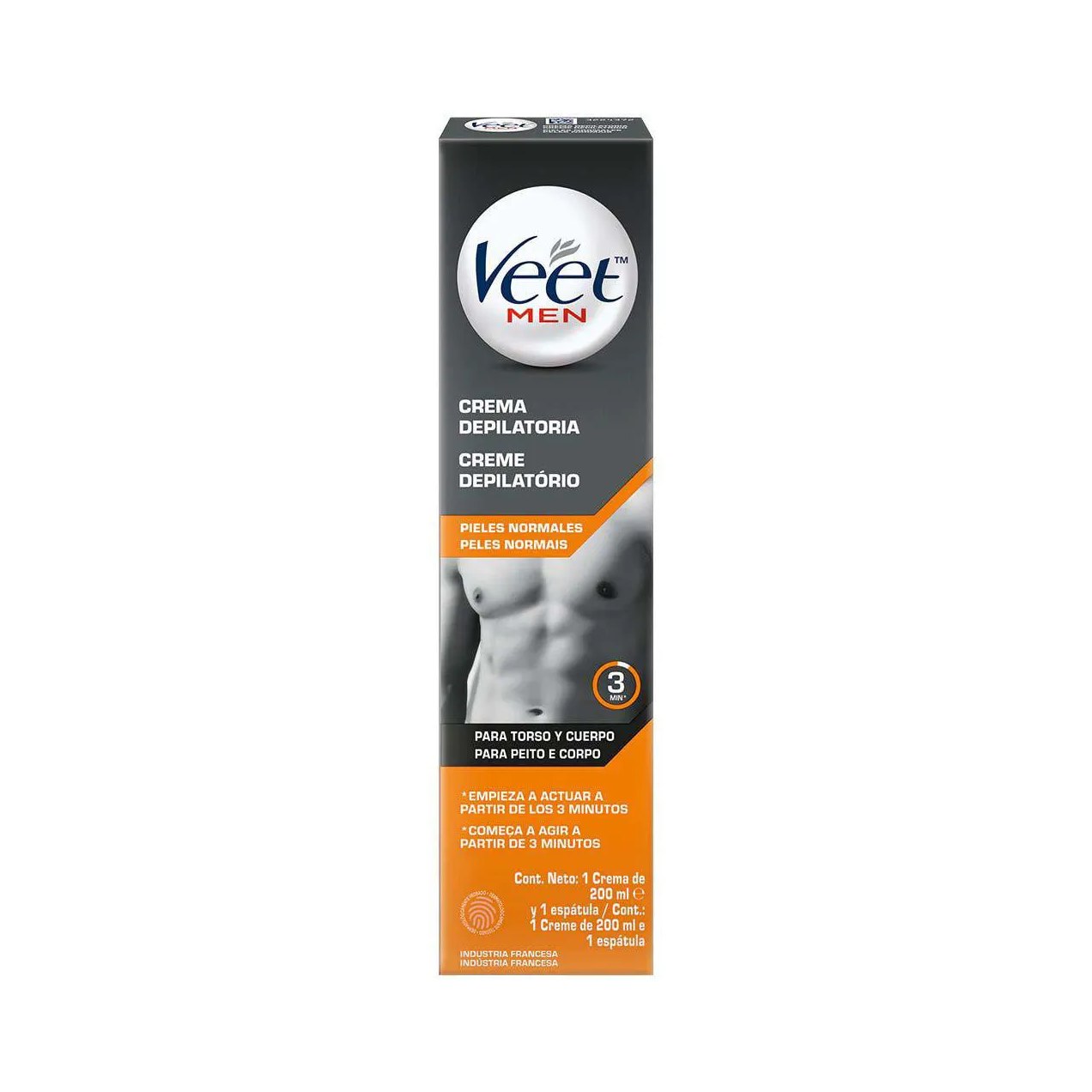 Creme Depilatório Veet Men Pele Normal 200ml