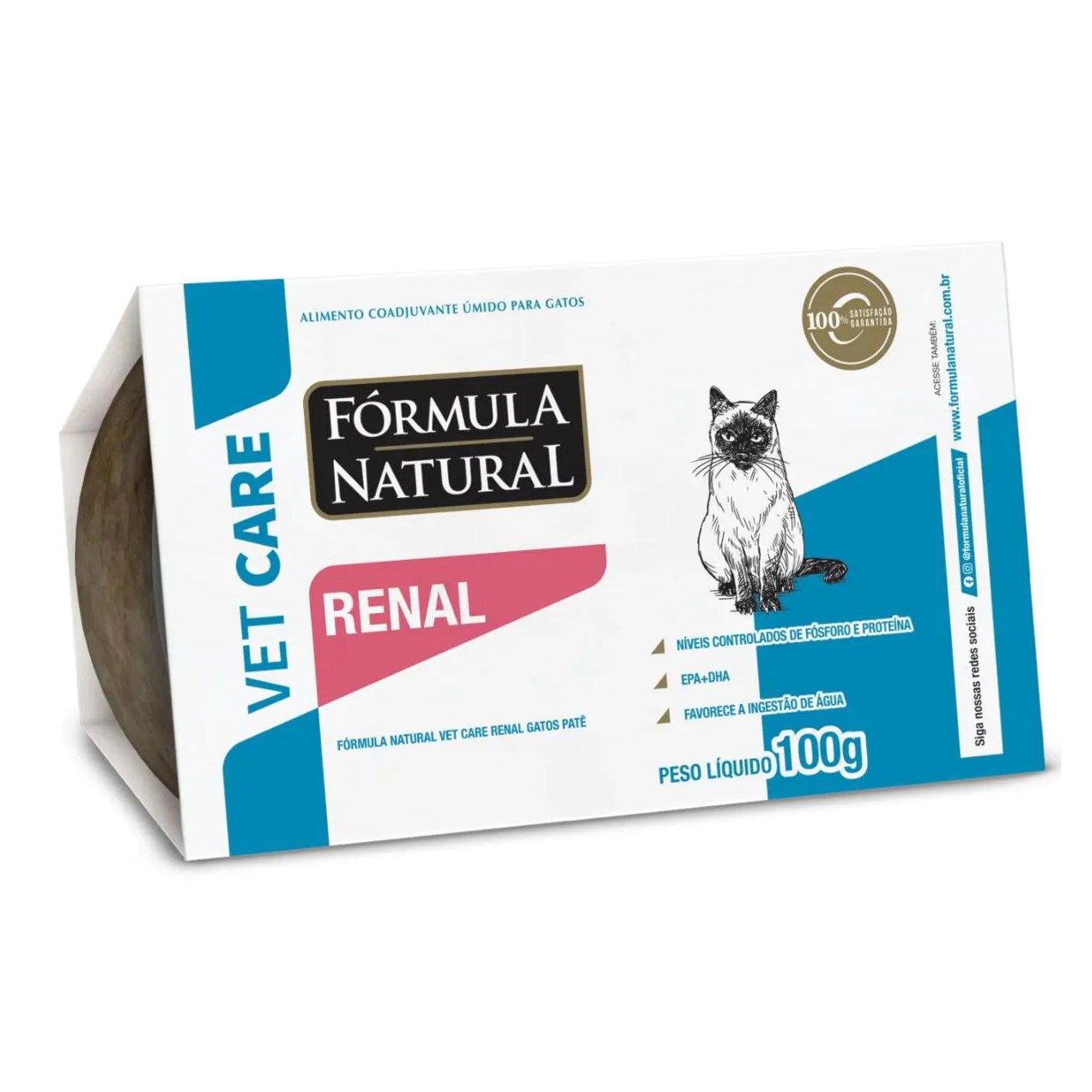 Ração Úmida Fórmula Natural Vet Care Renal 100Gr para Gatos