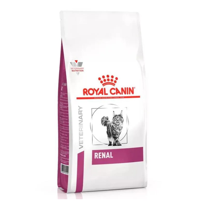 Ração Royal Canin Dieta Veterinária Renal para Gatos com Doenças Renais 1,5Kg