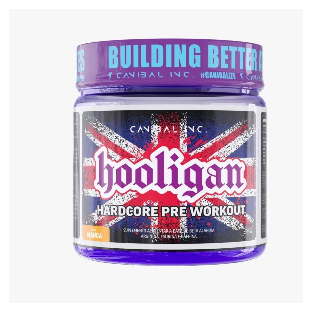 Hooligan Pre Workout - 210G Manga - Canibal