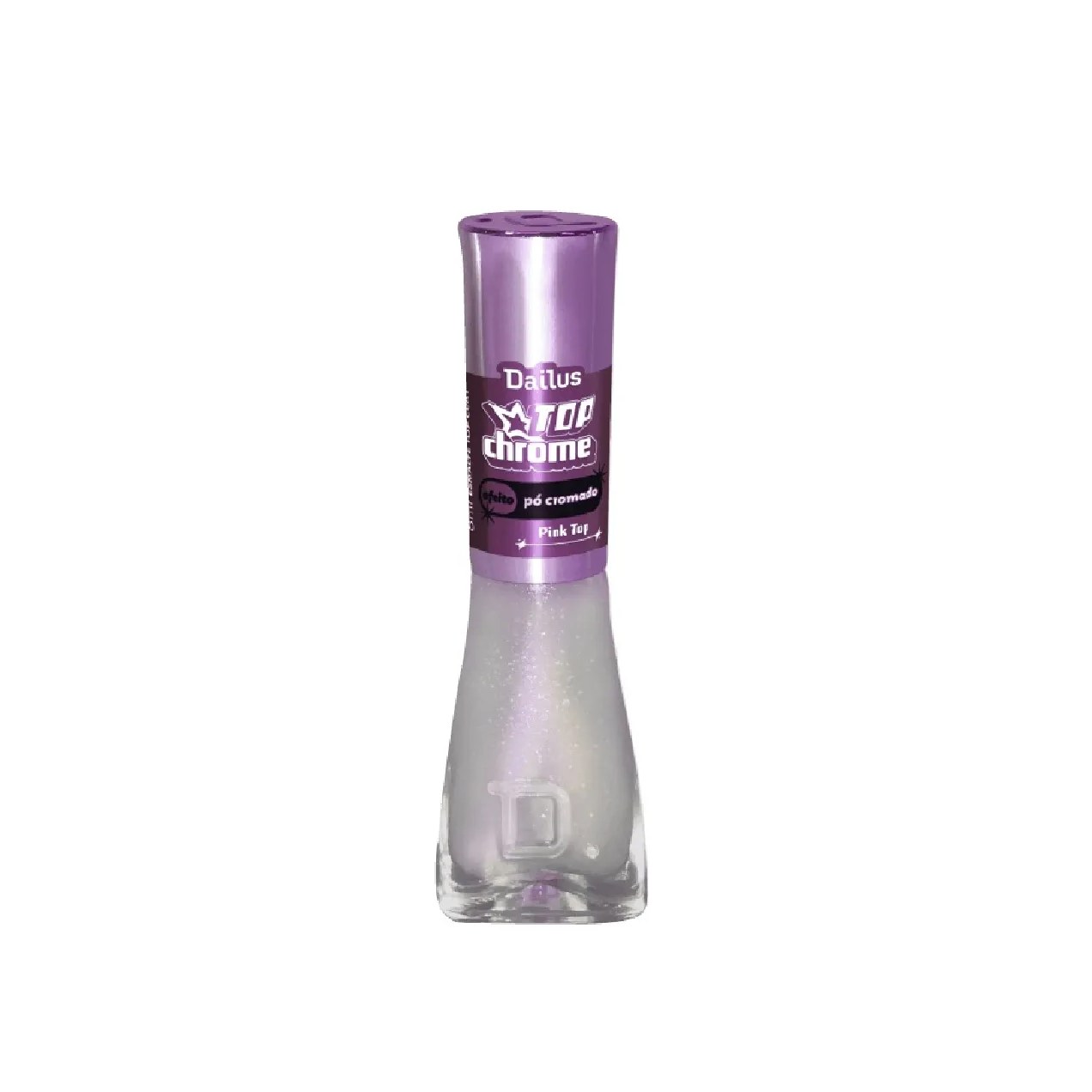 Esmalte Top Coat Dailus Top Chrome 8ml - Pink Top