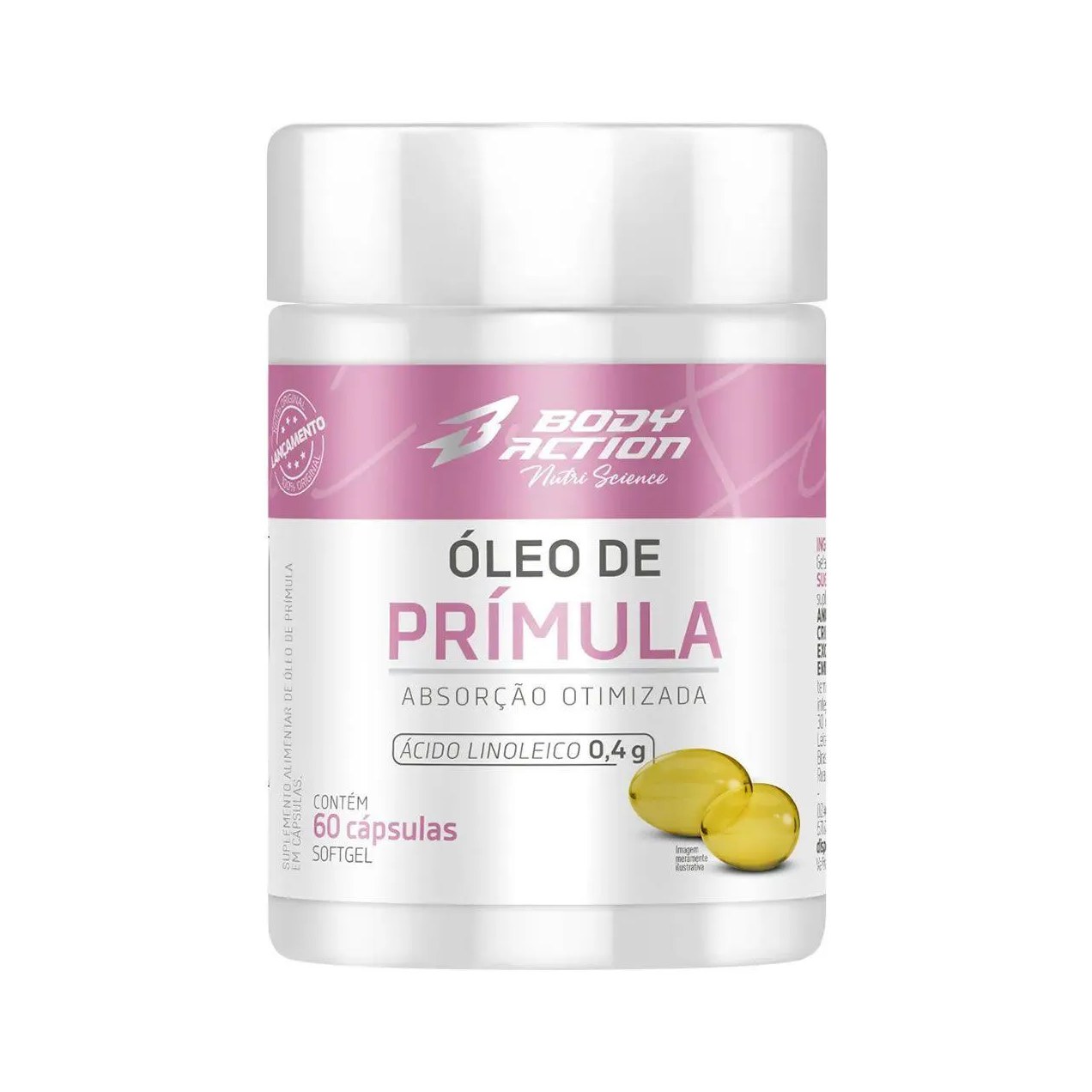 Óleo de Primula - 60 Cápsulas - Body Action