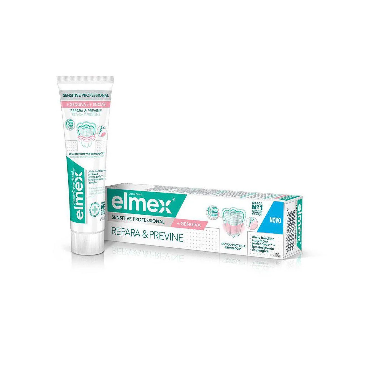 Creme Dental Elmex Sensitive Professional + Gengiva 110g