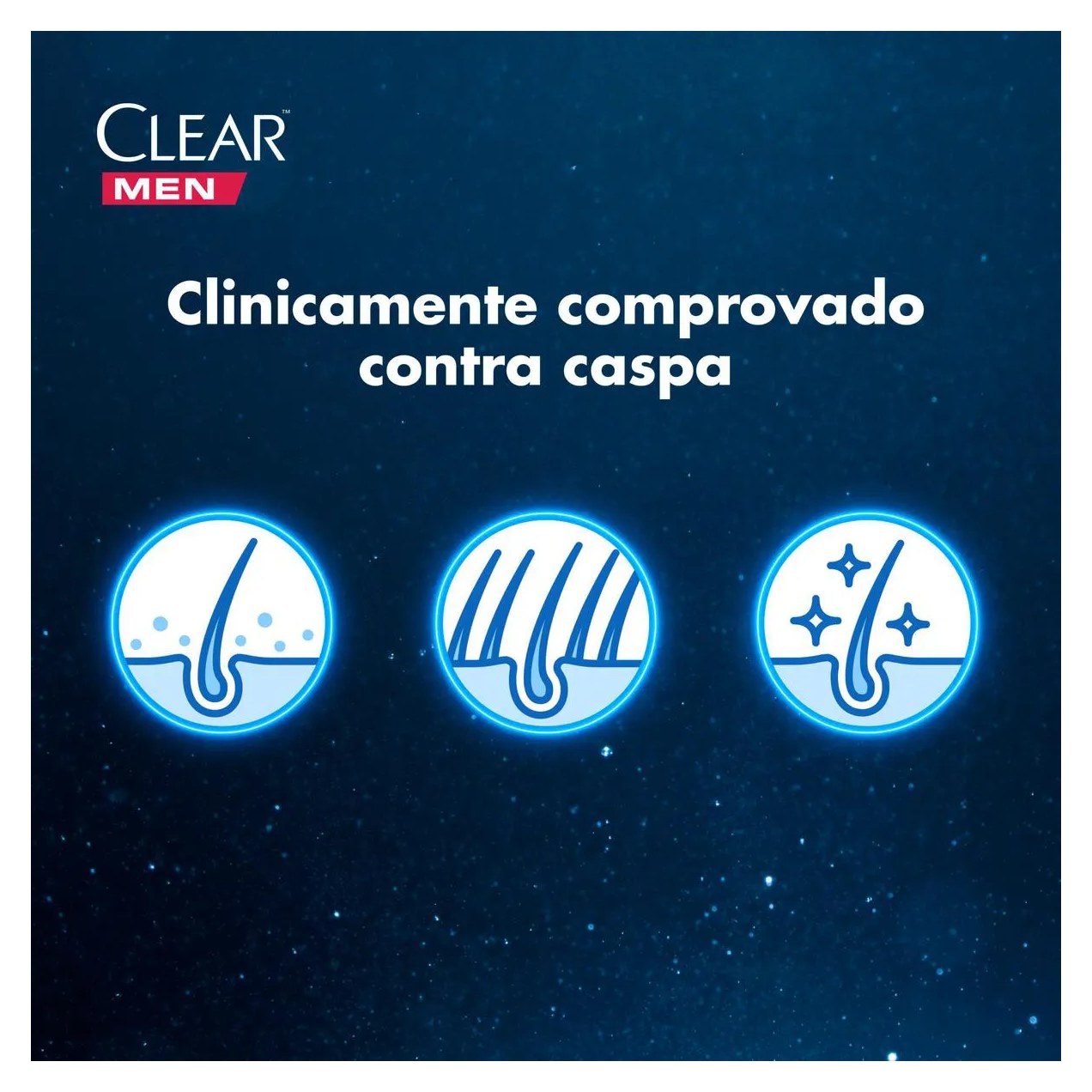 Shampoo Anticaspa Clear Men Ice Cool Menthol 400ml