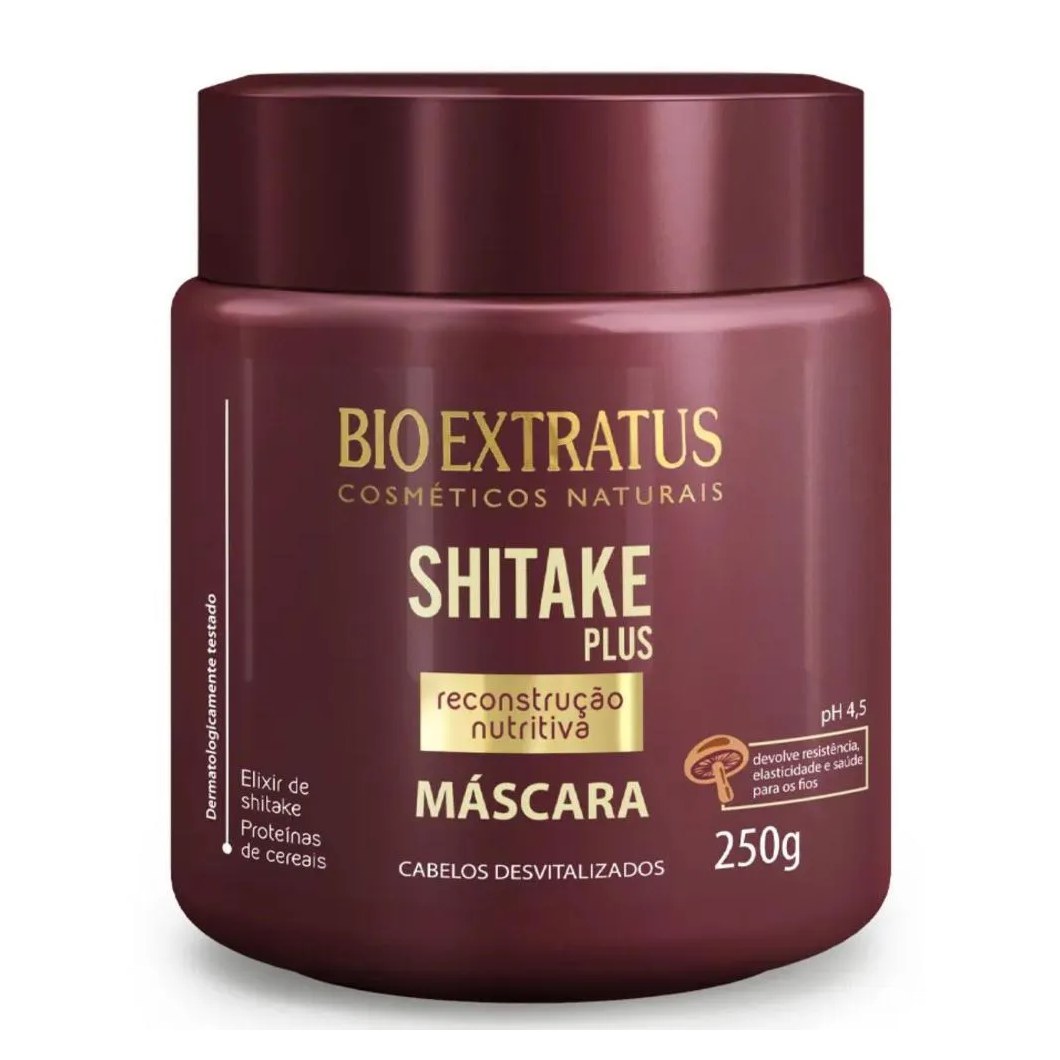 Máscara Recuperação Capilar Bio Extratus Shitake Plus 250G