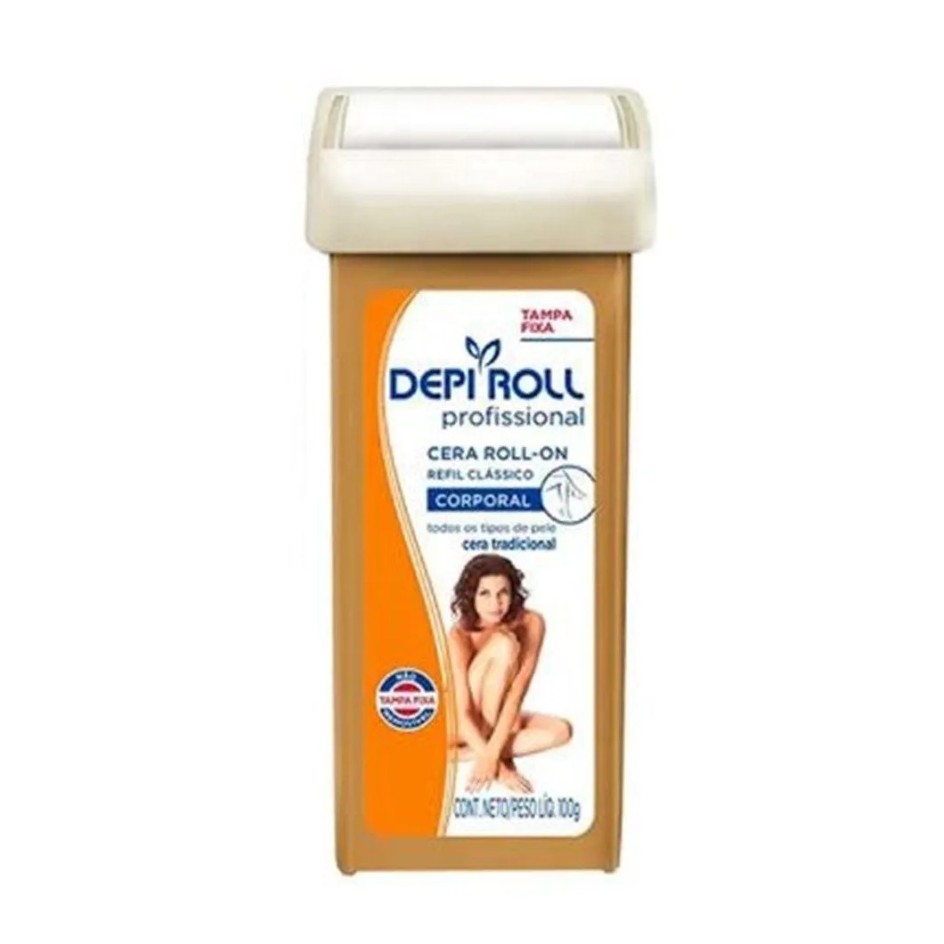 Cera Rollon Depil Roll Refil Tradicional 100G